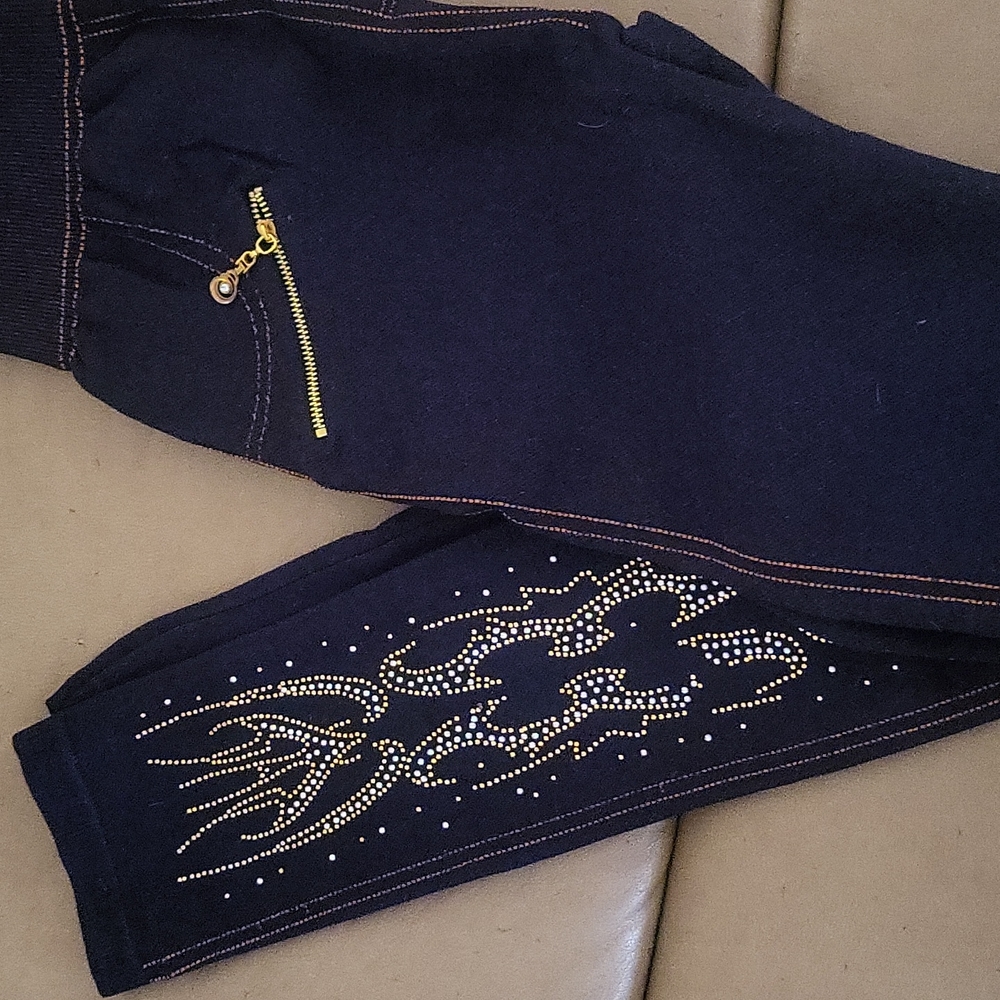 Designed Stretchy Legg ings - Picture 5 of 7